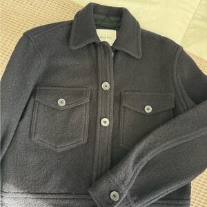Women’s cropped wool jacket